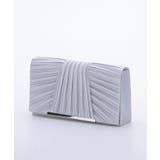 3WAYサテンプリーツ切り替えパーティークラッチバッグ | PREFERIR | 詳細画像6 