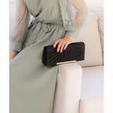 3WAYサテンプリーツ切り替えパーティークラッチバッグ | PREFERIR | 詳細画像7 