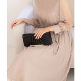 3WAYサテンプリーツ切り替えパーティークラッチバッグ | PREFERIR | 詳細画像8 