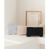 3WAYサテンプリーツ切り替えパーティークラッチバッグ | PREFERIR | 詳細画像9 