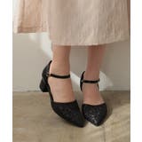 グリッターチャンキーヒールパンプス | PREFERIR | 詳細画像11 