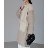 キルティングボアコート | PREFERIR | 詳細画像3