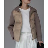 モカ | 中わた切り替えブルゾン | PREFERIR