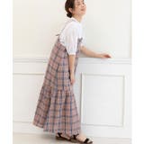ダブルストラップチェックキャミワンピース | PREFERIR | 詳細画像7 