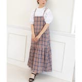 ダブルストラップチェックキャミワンピース | PREFERIR | 詳細画像8 