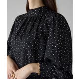 ドット柄2WAYボウタイブラウス | PREFERIR | 詳細画像18