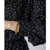 ドット柄2WAYボウタイブラウス | PREFERIR | 詳細画像21