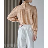 ドット柄2WAYボウタイブラウス | PREFERIR | 詳細画像3