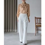 ドット柄2WAYボウタイブラウス | PREFERIR | 詳細画像4