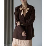 ドット柄2WAYボウタイブラウス | PREFERIR | 詳細画像8