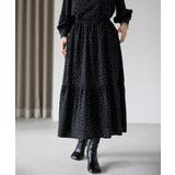 ドット柄ティアードスカート | PREFERIR | 詳細画像12 