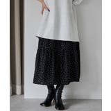 ドット柄ティアードスカート | PREFERIR | 詳細画像18 