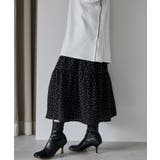 ドット柄ティアードスカート | PREFERIR | 詳細画像19 