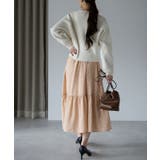 ドット柄ティアードスカート | PREFERIR | 詳細画像3 