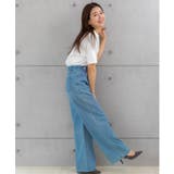 ラインストーン付きデニムパンツ | PREFERIR | 詳細画像1