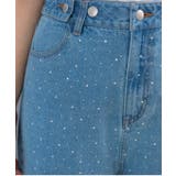 ラインストーン付きデニムパンツ | PREFERIR | 詳細画像15