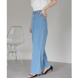 ラインストーン付きデニムパンツ | PREFERIR | 詳細画像4