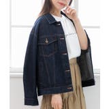 ゆるっとサイズデニムジャケット | PREFERIR | 詳細画像1