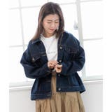 ゆるっとサイズデニムジャケット | PREFERIR | 詳細画像3