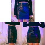 ハイウエストフィットレザースカート 後部ファスナー | PREMIUM K | 詳細画像9 