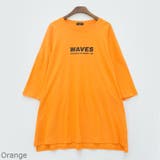 WAVESオーバーサイズTシャツ ビッグサイズ ビッグシルエット | PREMIUM K | 詳細画像1 