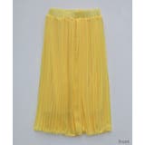 9色のプリーツロングスカート シフォン 透け感 | PREMIUM K | 詳細画像1 