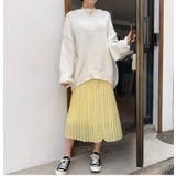 9色のプリーツロングスカート シフォン 透け感 | PREMIUM K | 詳細画像16 