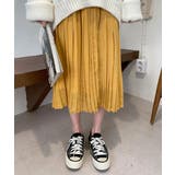 9色のプリーツロングスカート シフォン 透け感 | PREMIUM K | 詳細画像19 