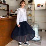 9色のプリーツロングスカート シフォン 透け感 | PREMIUM K | 詳細画像27 