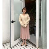 9色のプリーツロングスカート シフォン 透け感 | PREMIUM K | 詳細画像7 