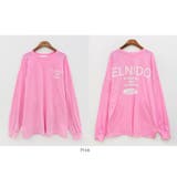 Pink | ELNIDOビッグシルエットTシャツ ロング丈 お尻が隠れる丈 | PREMIUM K