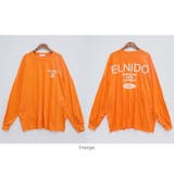 Orange | ELNIDOビッグシルエットTシャツ ロング丈 お尻が隠れる丈 | PREMIUM K