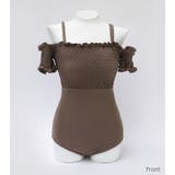 カプチーノフリルワンピース 水着 オフショルダー | PREMIUM K | 詳細画像11 