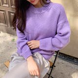 Violet | ふっくらラウンドネックニット セーター ニット | PREMIUM K