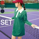 Green | fpワンポイントミニワンピース チュニック テニス | PREMIUM K