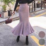 ロングマーメードスカート 裾フレア スリムライン | PREMIUM K | 詳細画像1 