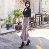 ロングマーメードスカート 裾フレア スリムライン | PREMIUM K | 詳細画像15 