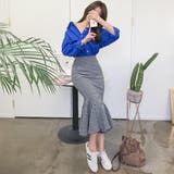 ロングマーメードスカート 裾フレア スリムライン | PREMIUM K | 詳細画像19 