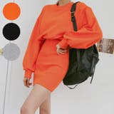 ボリュームスウェットワンピース ワンピース ドロップショルダー | PREMIUM K | 詳細画像1 