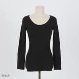 ディープUネックロングTシャツ ワイドネック 長袖 | PREMIUM K | 詳細画像3 