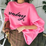 monday刺繍ロゴスウェット バックシャン 背中みせ | PREMIUM K | 詳細画像7