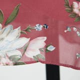 ドレープ花柄ワンピース フラワー シフォン | PREMIUM K | 詳細画像24 