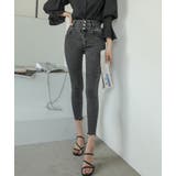 バックアイレットデニム スキニージーンズ スリムフィット | PREMIUM K | 詳細画像18 