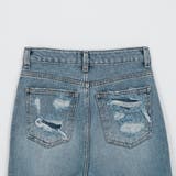 ハイウエストストレートジーンズ ハイダメージ ハードクラッシュ | PREMIUM K | 詳細画像25 