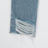 ハイウエストストレートジーンズ ハイダメージ ハードクラッシュ | PREMIUM K | 詳細画像31 