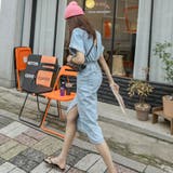 LightBlue | ウォッシュブルーデニムワンピース デニム ワンピース | PREMIUM K