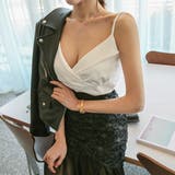 Ivory | カラービスチェキャミソール 深いVネック ワイドVネック | PREMIUM K