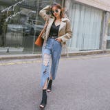 カラービスチェキャミソール 深いVネック ワイドVネック | PREMIUM K | 詳細画像12