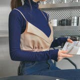 カラービスチェキャミソール 深いVネック ワイドVネック | PREMIUM K | 詳細画像16