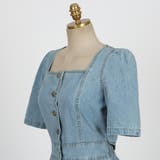 背中スリットデニムワンピース ワンピース デニム | PREMIUM K | 詳細画像18 